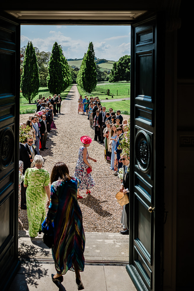 Documentary wedding photographer at Pynes House