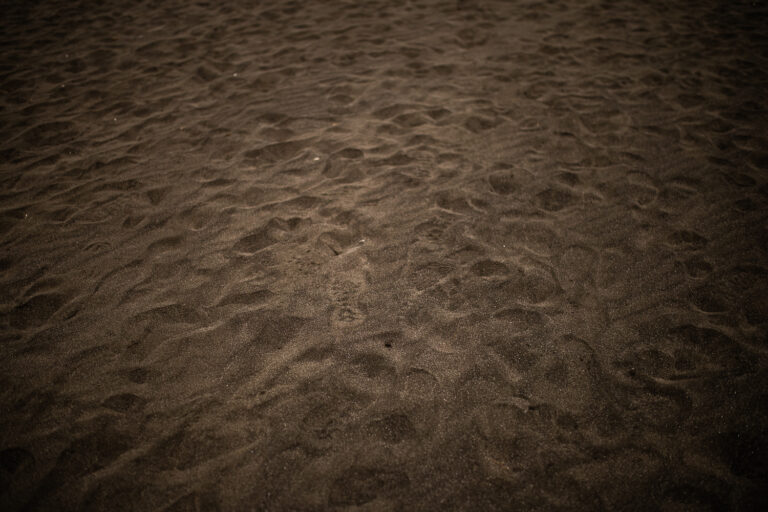 Black sand at Piha beach, near to Auckland
