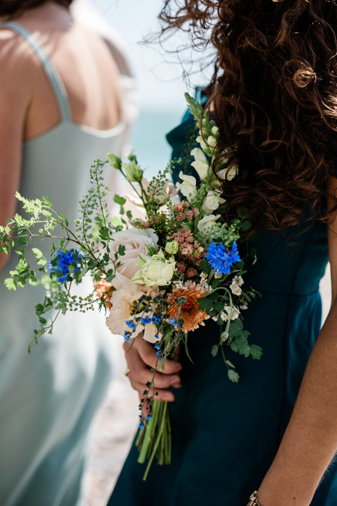 Summer wedding flowers for a Devon wedding