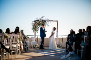 An outdoor ceremony near Nice