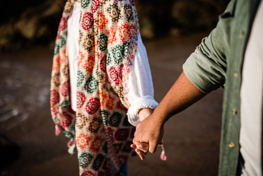 Candid engagement shoot photos