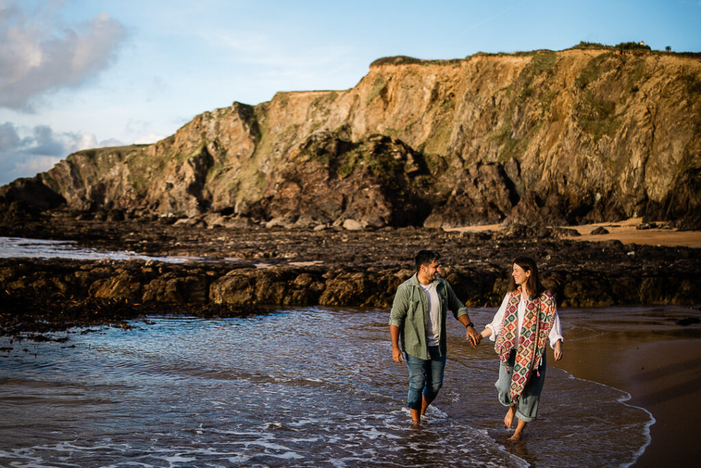 Candid engagement shoot photos