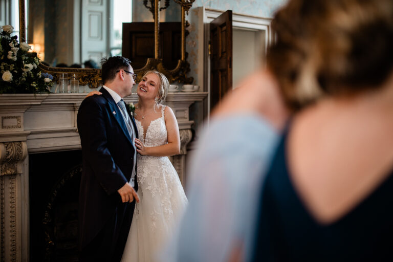 A documentary wedding photography capture at Pynes House