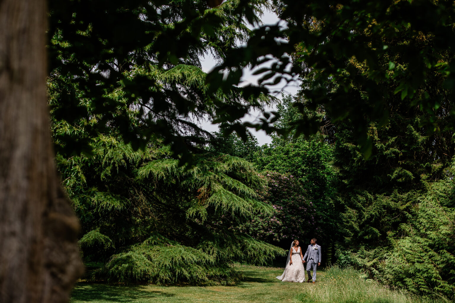 Documentary wedding photography couple photos, at Huntsham Court
