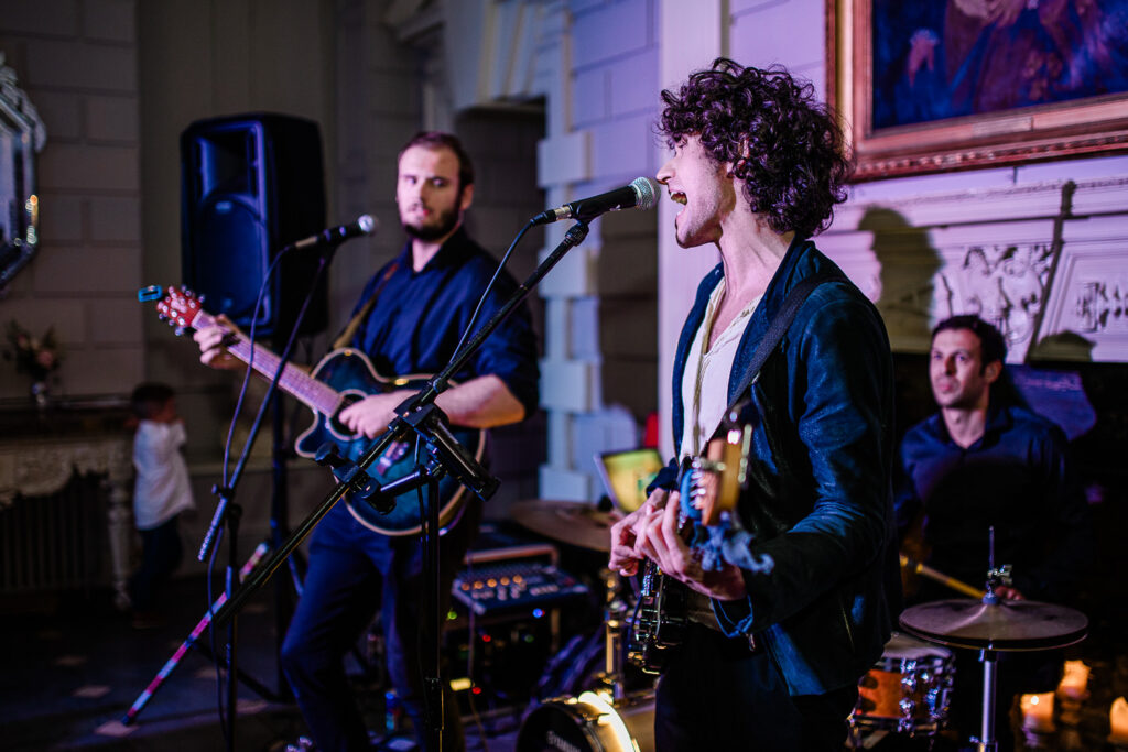 Runswick band during a country house wedding
