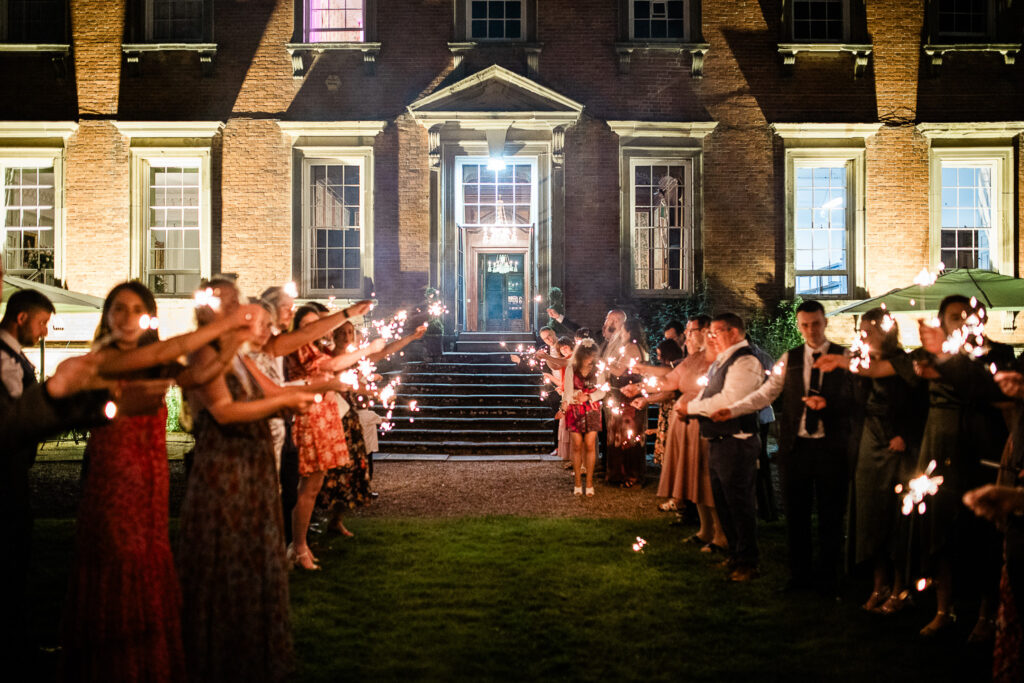 Sparklers at Davenport House