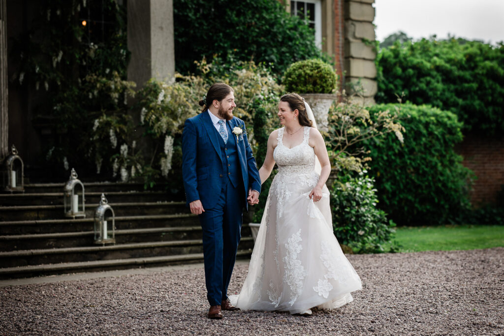 candid couple photos by a Davenport House wedding photographer