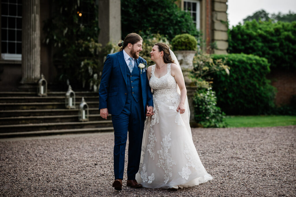 candid couple photos by a Davenport House wedding photographer