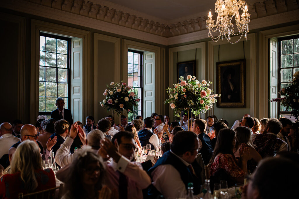 Reception captures by a Davennport House wedding photographer