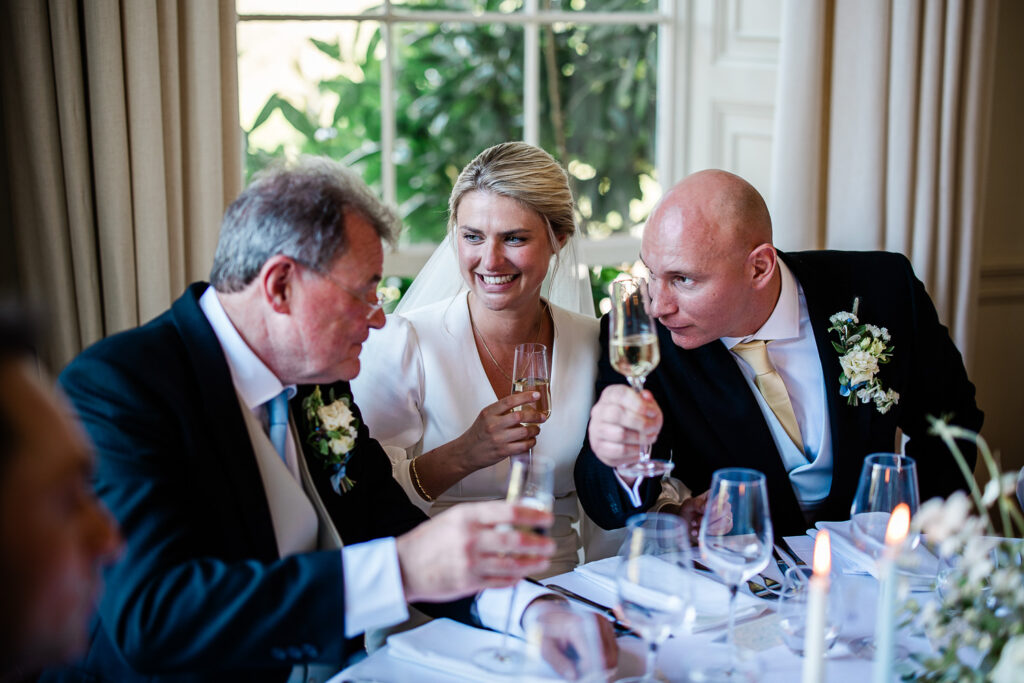 Documentary wedding photographer at Pynes House