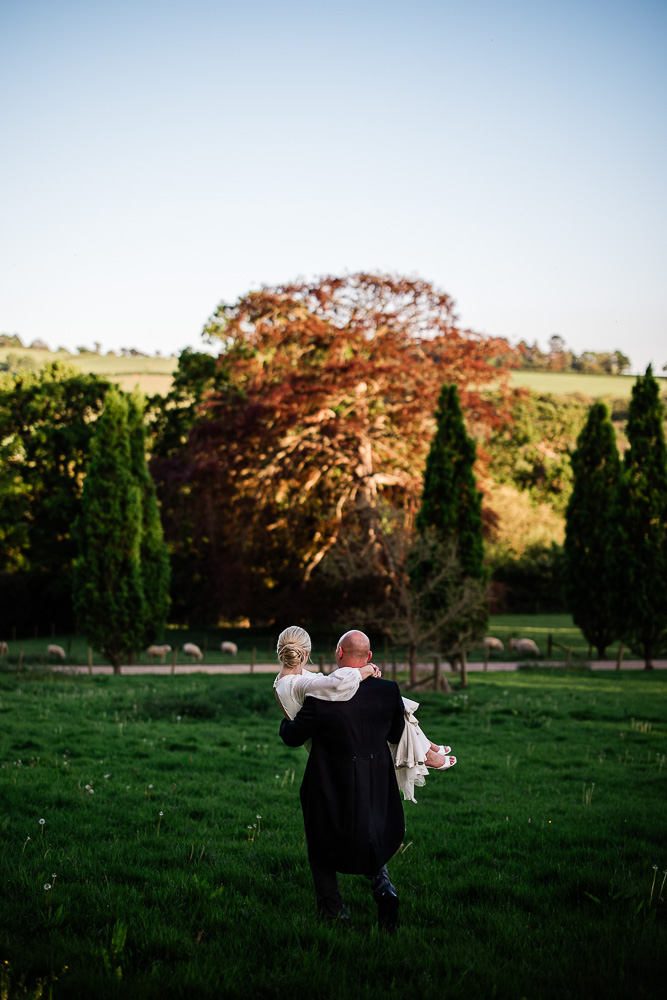 Documentary wedding photographer at Pynes House