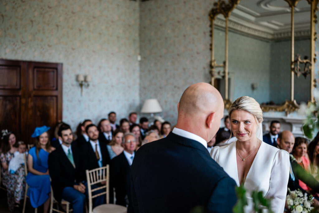 Documentary wedding photographer at Pynes House