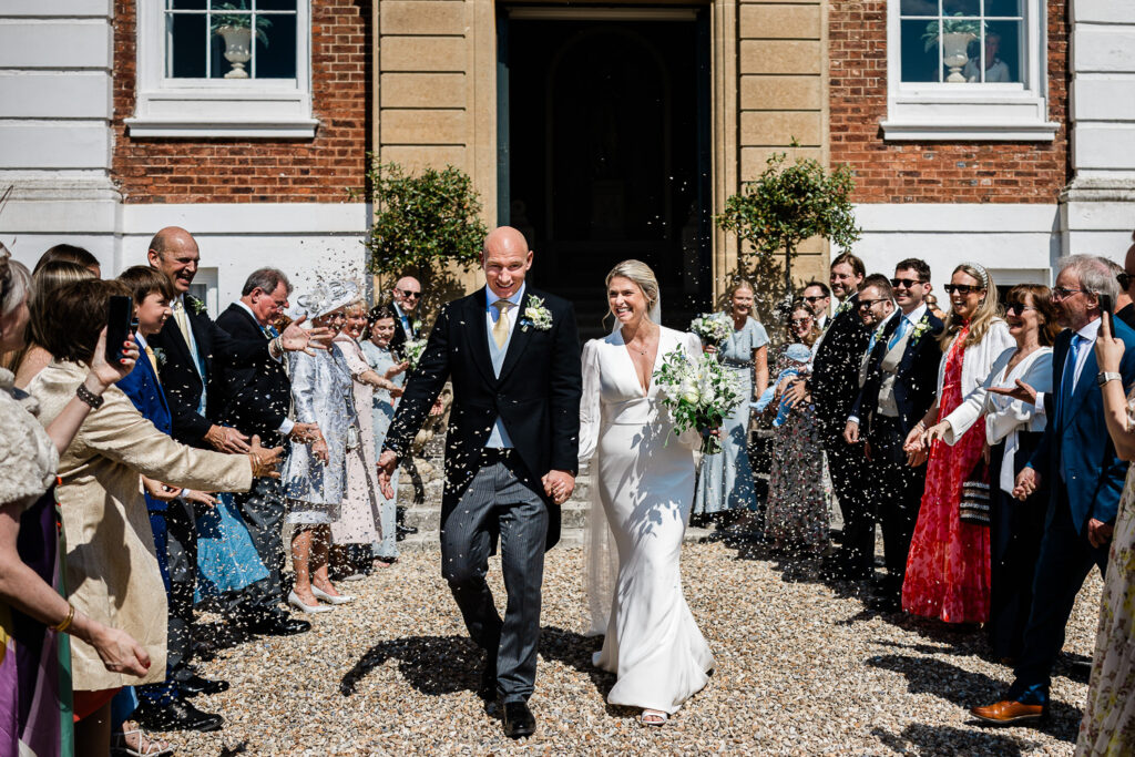 Documentary wedding photographer at Pynes House