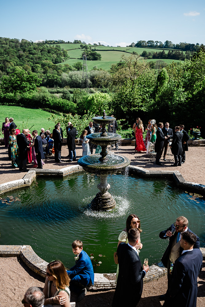 Candid wedding photography at Pynes House