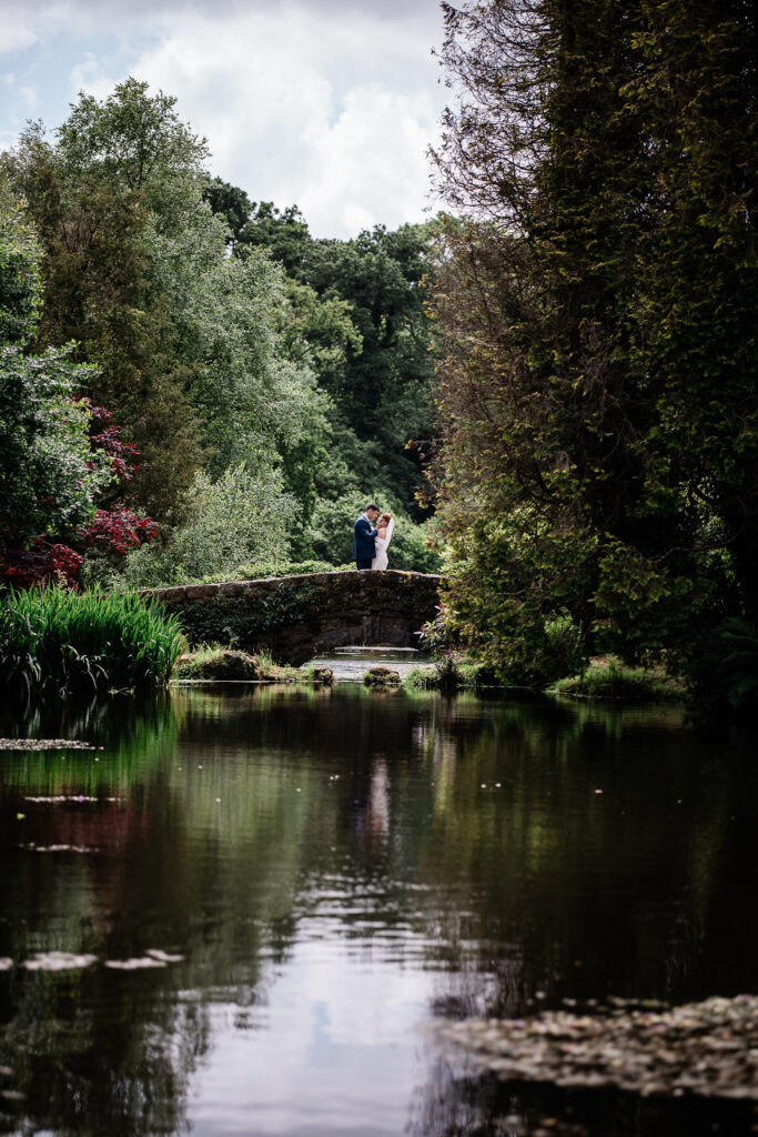 Candid couple photos by a Bovey Castle wedding photographer