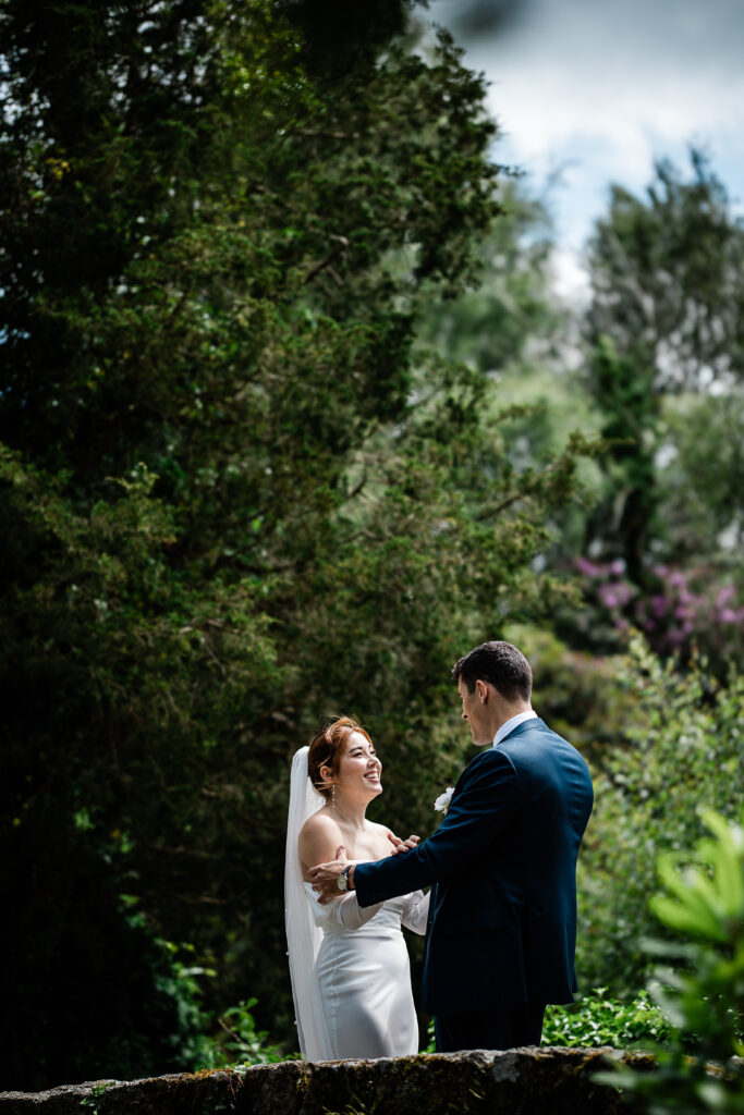 Documentary wedding photographer at Bovey Castle