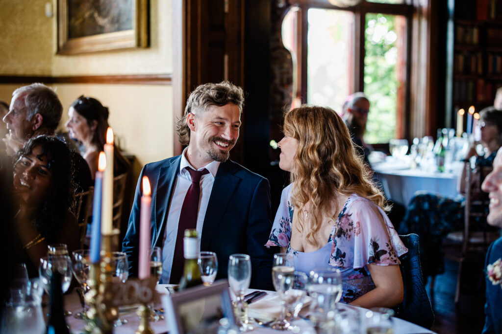 documentary wedding photography during the reception of a country house wedding in the UK