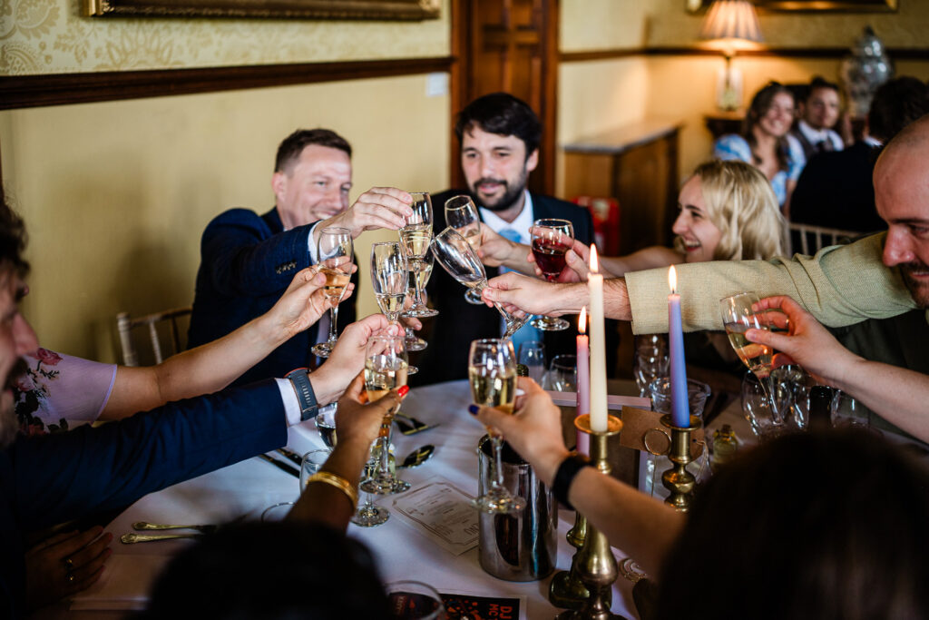 documentary wedding photography during the reception of a country house wedding in the UK