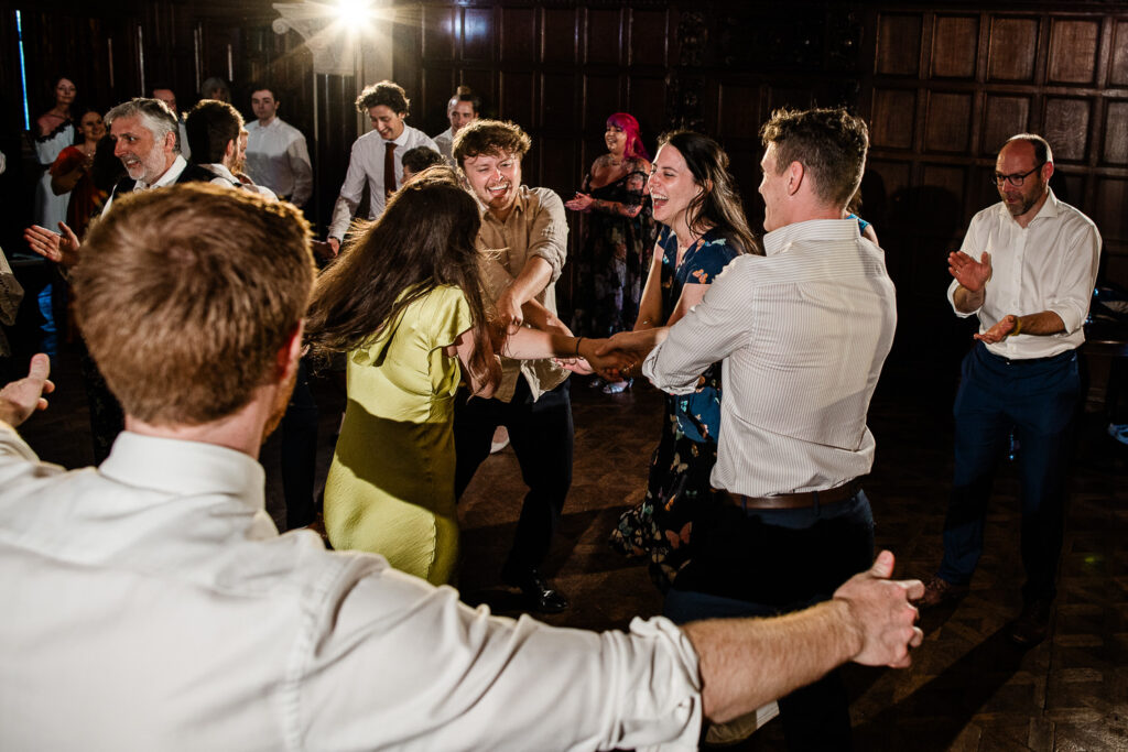 guests dancing on the dance floor