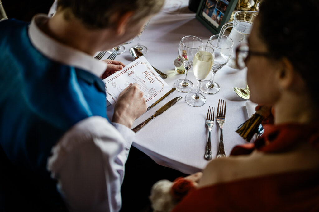 Documentary wedding photography by a wedding photographer at huntsham court