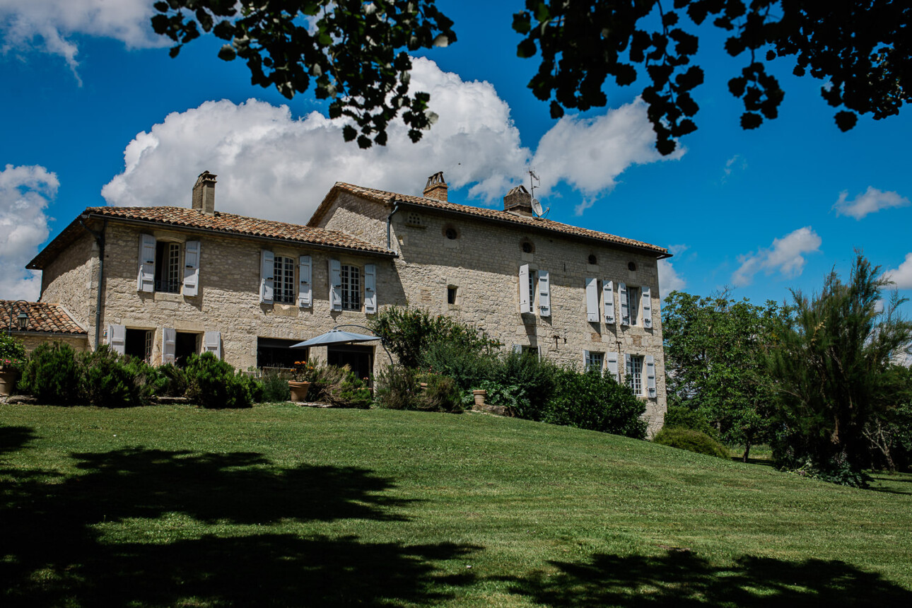 A French country house at a Chateau wedding venue named Domaine les Gaillardoux.