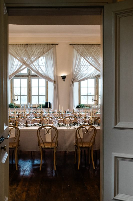 A wedding reception in Somerset