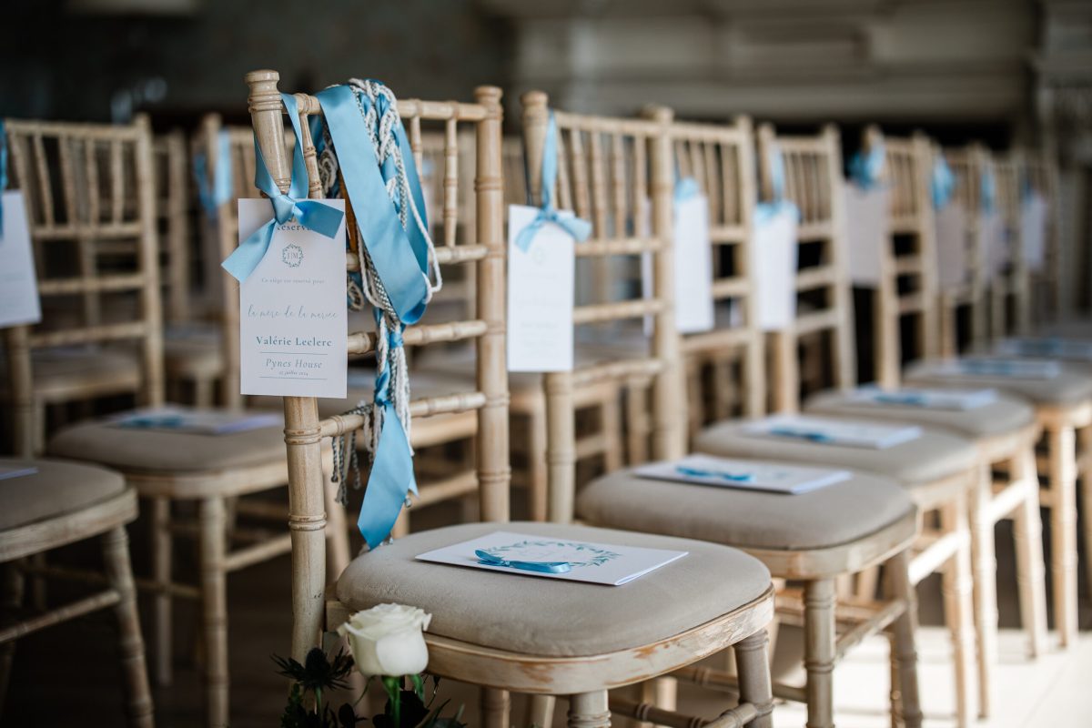 A luxury ceremony at Pynes House
