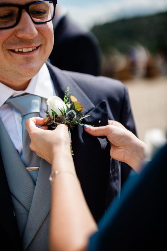 Candid wedding capture at Pynes House