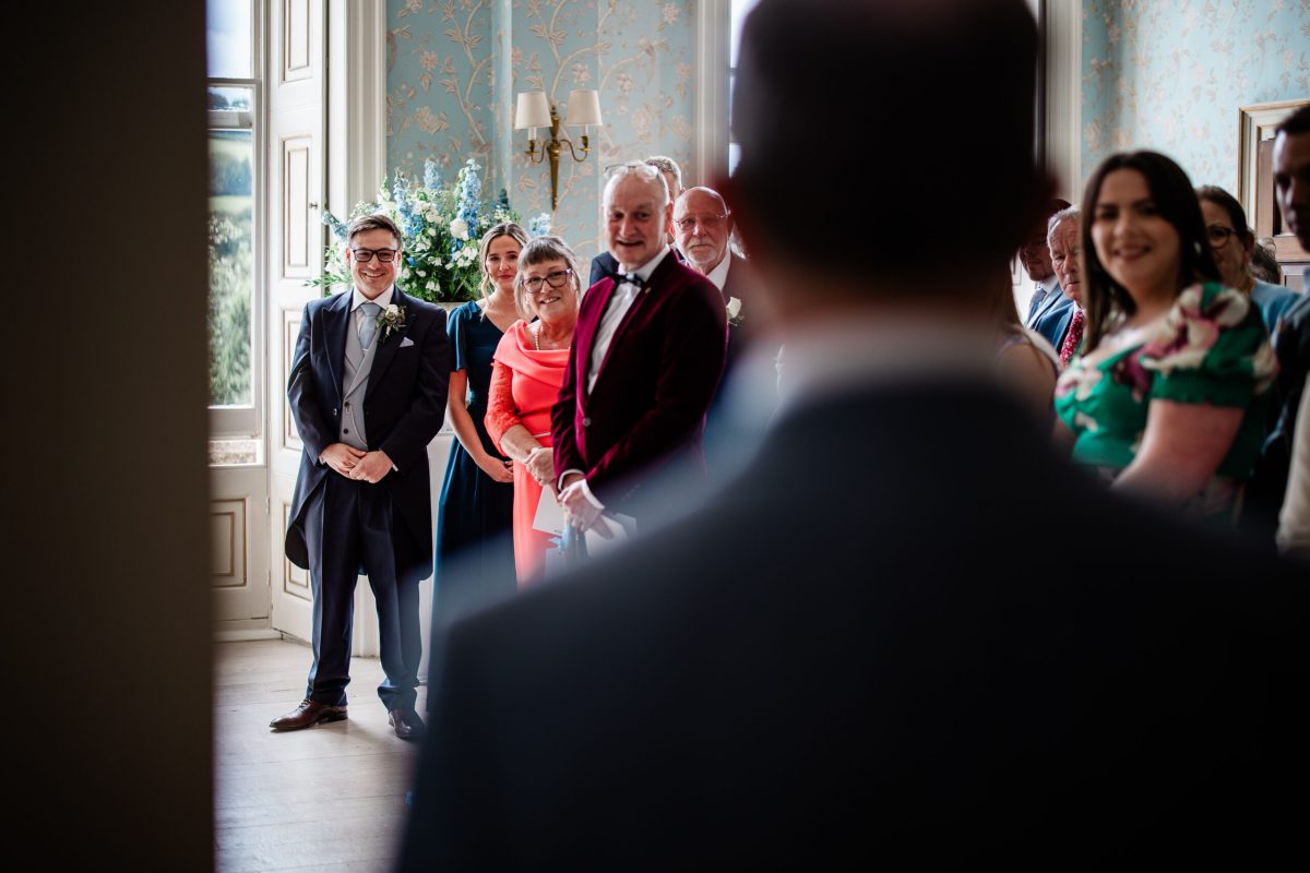 A documentary wedding photography capture at Pynes House