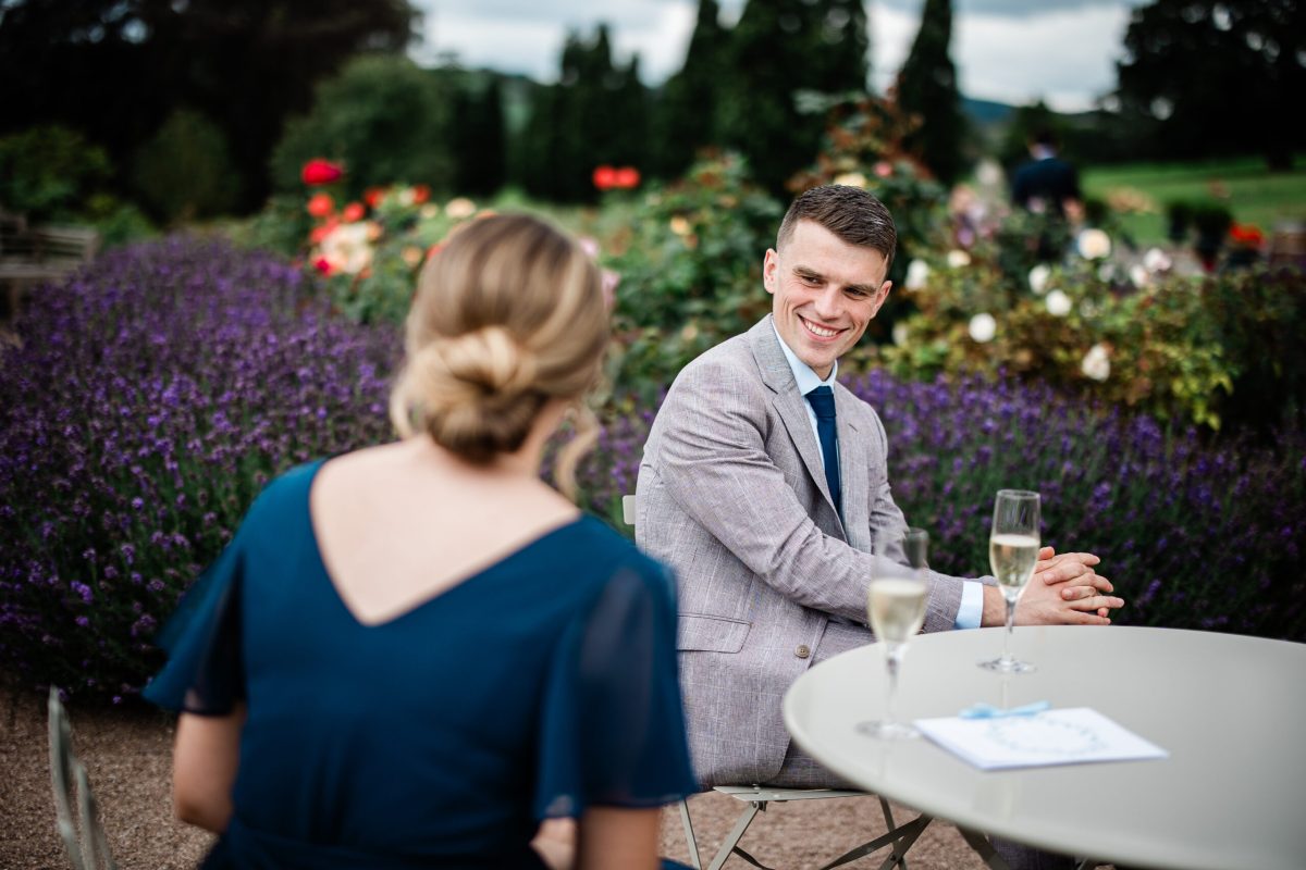Candid wedding capture at Pynes House