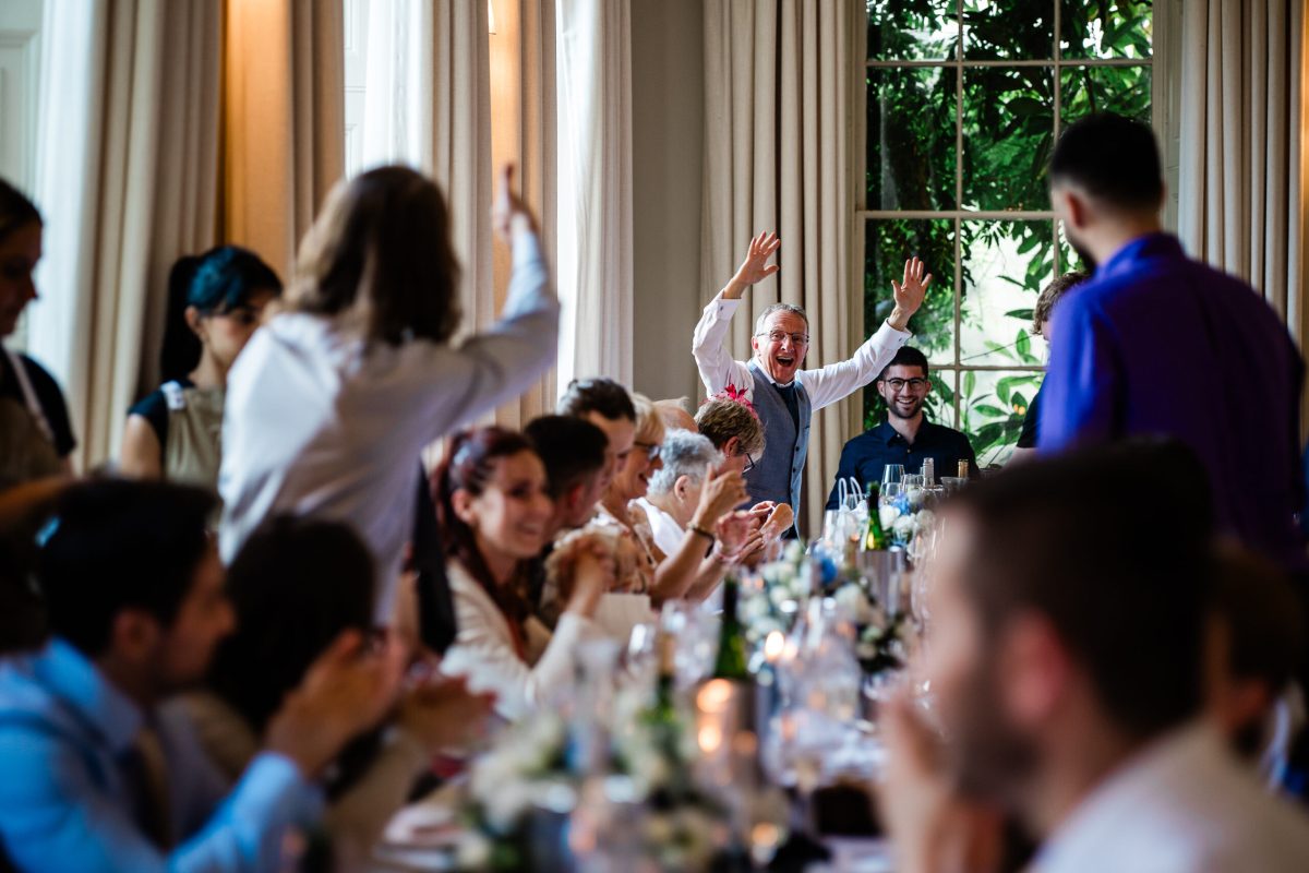 A documentary wedding photography capture at Pynes House