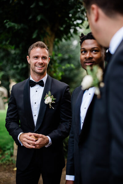 Candid captures by a documentary wedding photographer Cotswolds, in Chipping Norton church
