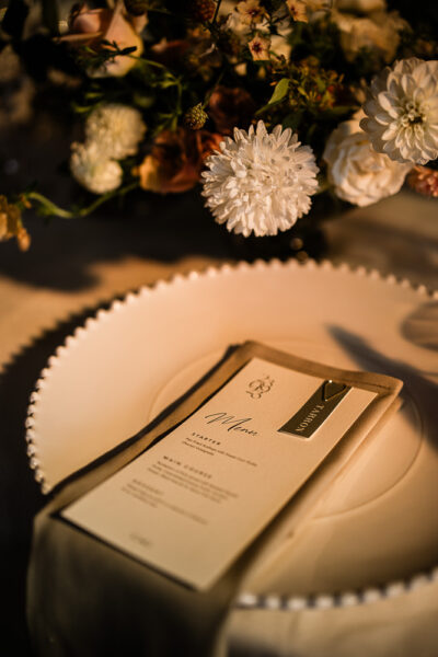 Cotswolds wedding photography of a luxury reception scene at Norton Grounds