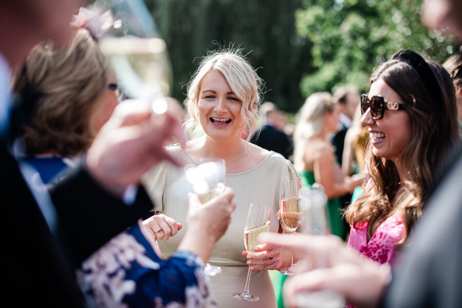 Candid wedding photos by a Cotswolds wedding photographer