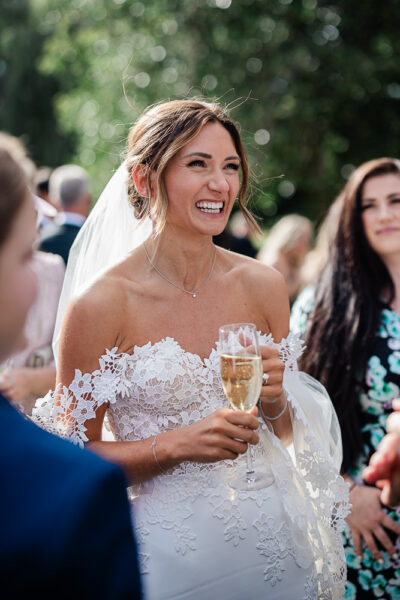 Candid wedding photos by a Cotswolds documentary wedding photographer