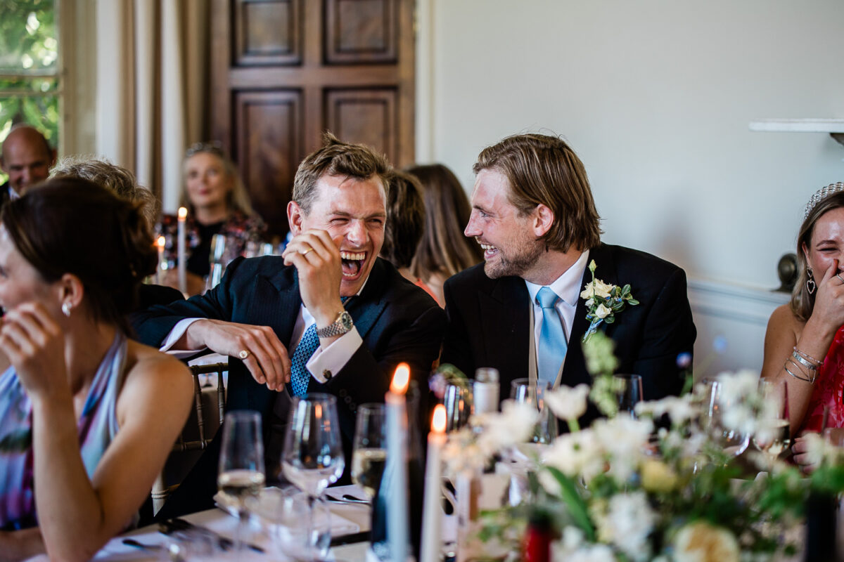 Wedding reception captures by wedding photographer at Pynes House