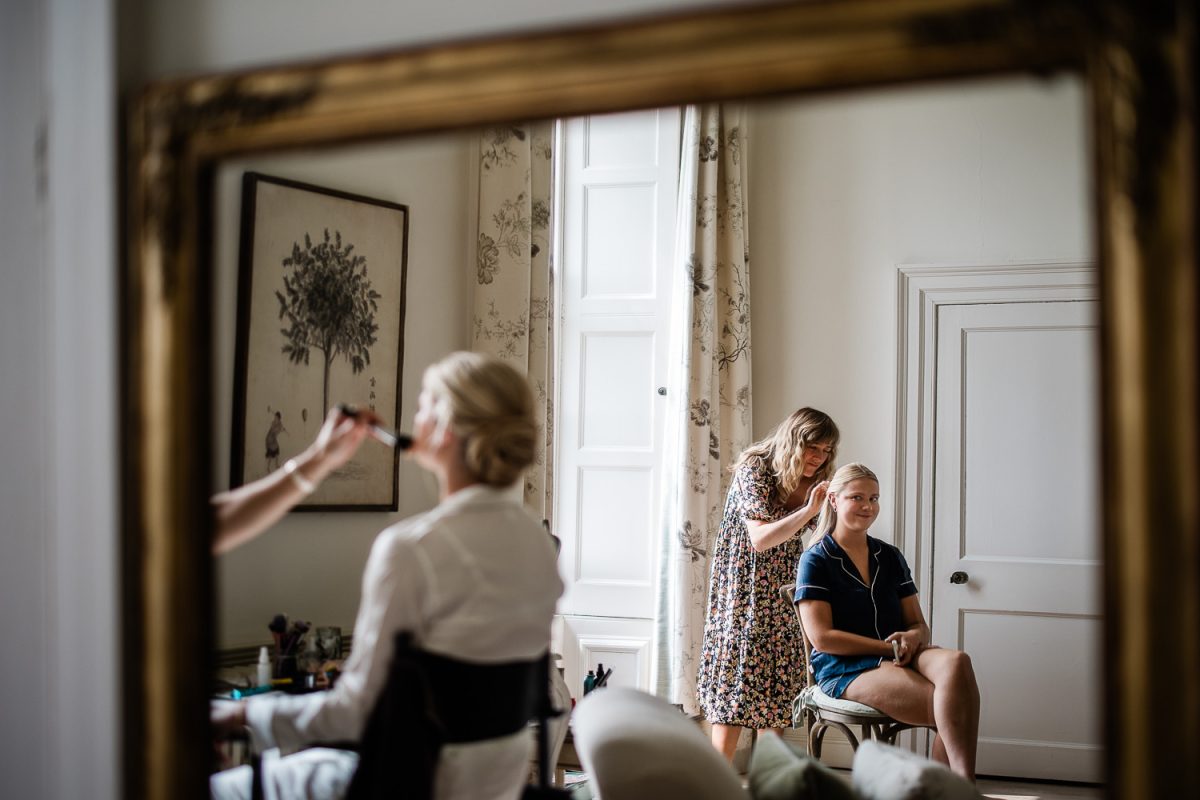 Documentary wedding photographer at Pynes House