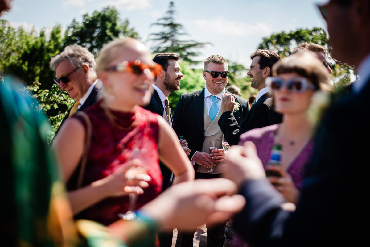 Candid wedding photography at Pynes House