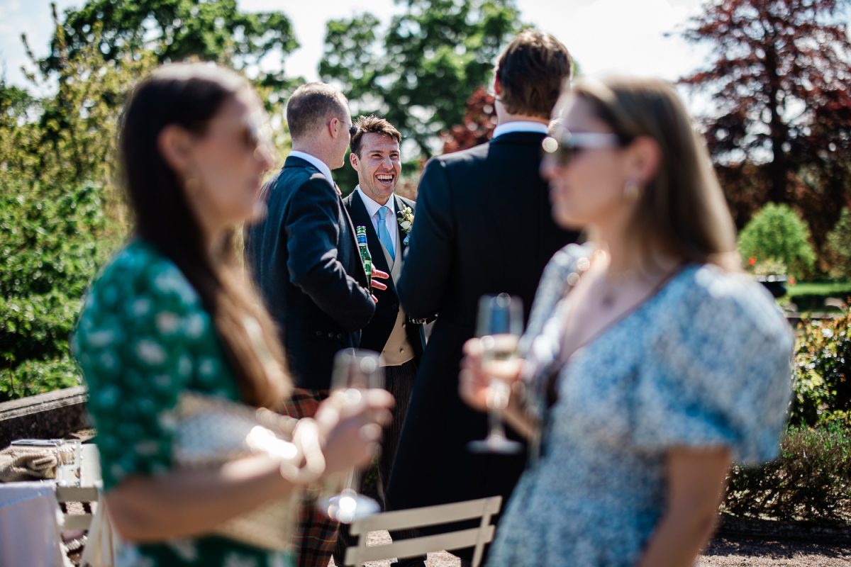 Documentary wedding photographer at Pynes House